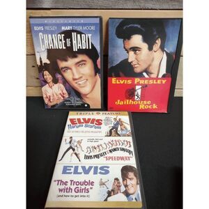 Love of 5 Elvis Movies DVD - Jailhouse Rock, Harum Scarum, Speedway, & More